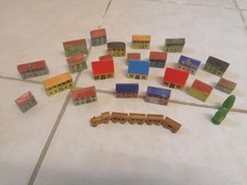 Vintage Holzspielzeug Häuser