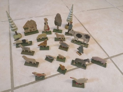 Holz bauernhof set mit tieren - holz,