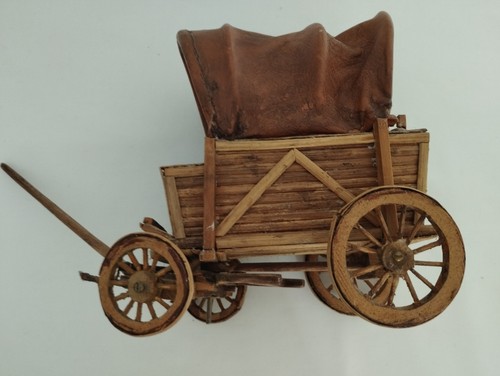 Nachlass alter planwagen holz - planwagen,