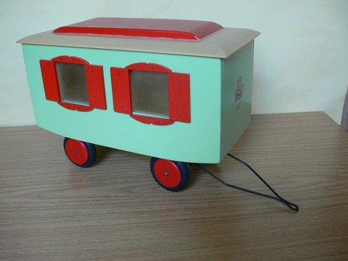 Steiff zirkus wagen - zirkus, wohnwagen