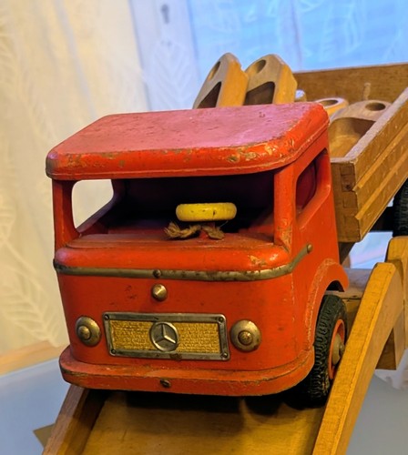 Holz lkw kipplaster - holz, mercedes