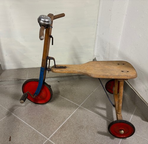 Dreirad thiri holz - holz, antik