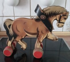 Grosses Altes Holzpferd -