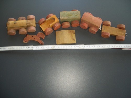 Zug lok waggon holz - zug,