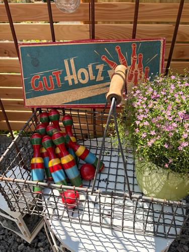 Altes kinder kegelspiel gut - altes,